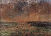 James Ensor Large Seascape-Sunset painting